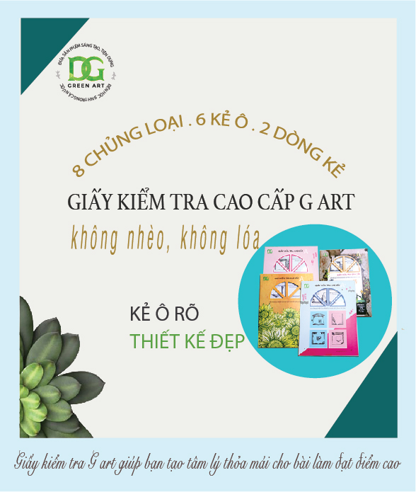 Giấy kiểm tra 4 ô ly  thuận tiện cho học sinh đại lý cửa hàng VPP phân phối nhiều