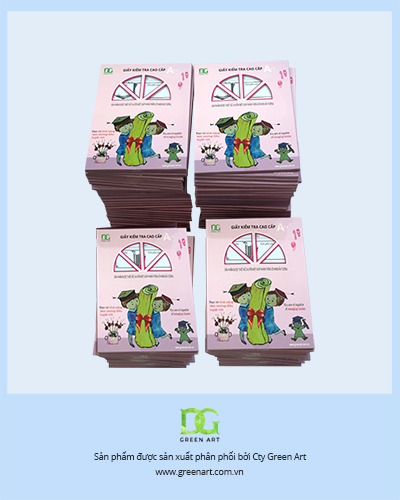 Giấy kiểm tra 4 ô ly - hộp màu hồng- G Art