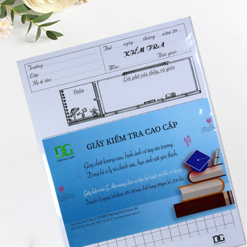 giấy kiểm tra cấp 2 cấp 3