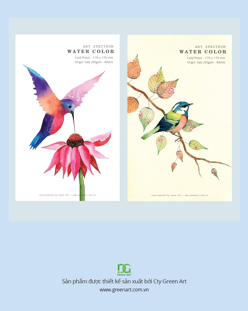 thiết kế nhãn giấy cao cấp green Art