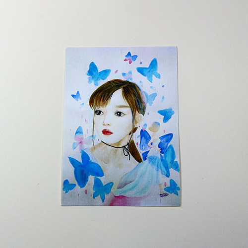 giay-ve-mau-nuoc-ve-cac-hinh-de-thuong-green-art